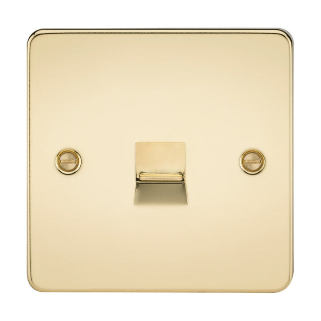Telephone Master Outlet - Polished Brass