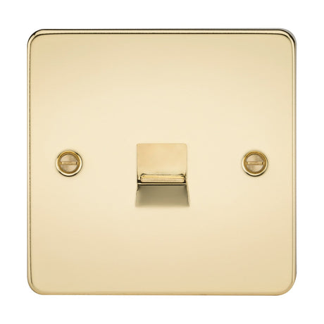 Telephone Extension Outlet - Polished Brass