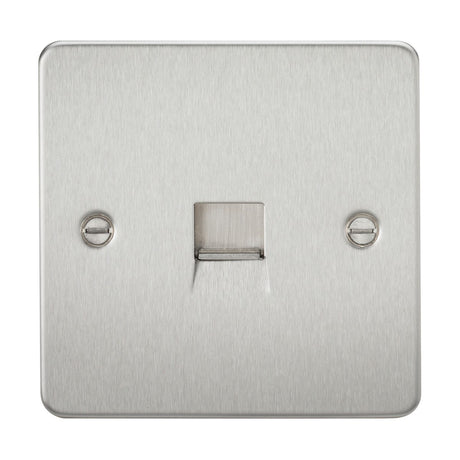 Telephone Extension Outlet - Brushed Chrome