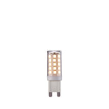 Endon 3.5W G9 LED capsule bulb with warm white surface-mounted diodes and a two-pin base, shown on a plain white background.