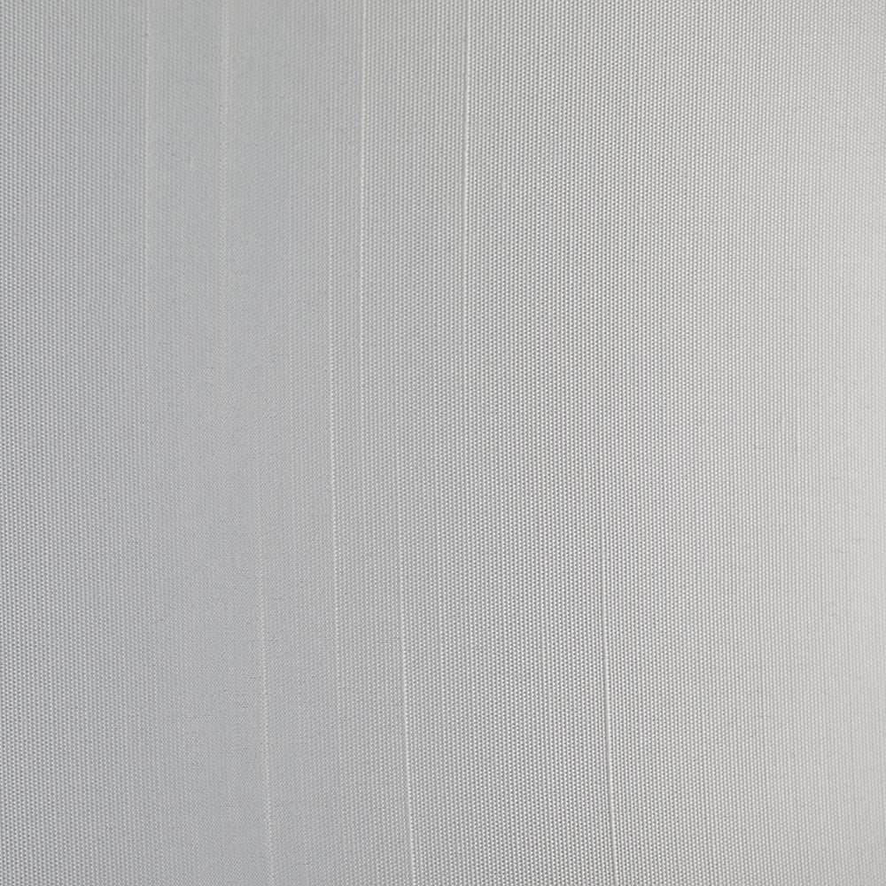 Close-up of the Endon Brenley table lamp's white fabric shade showing its subtle vertical woven texture.