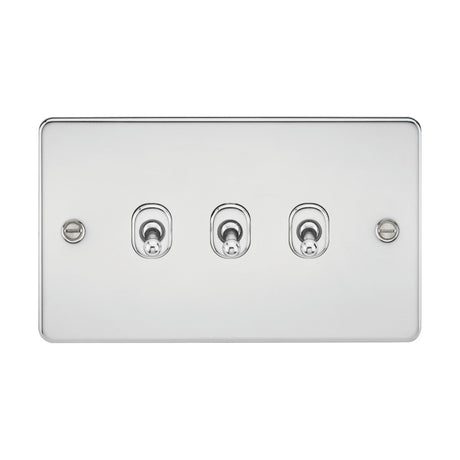 10AX 3G 2-way Toggle Switch - Polished Chrome