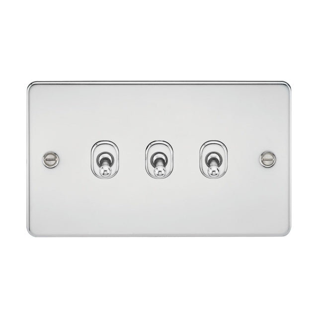 10AX 3G 2-way Toggle Switch - Polished Chrome