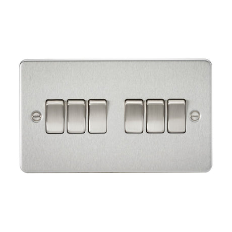 10AX 6G 2-way Switch - Brushed Chrome