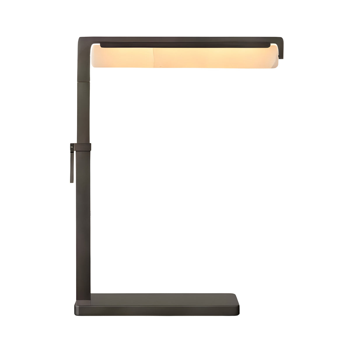 Linea LED Alabaster Table Lamp – Matte Black