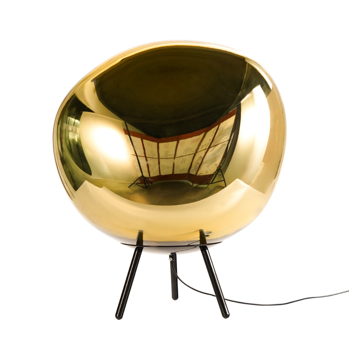 Lava Large LED Floor Light - Gold