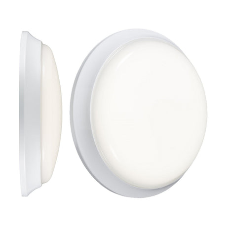 230V IP54 22W LED Bulkhead with Sensor 4000K