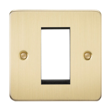 1G Modular Faceplate - Brushed Brass
