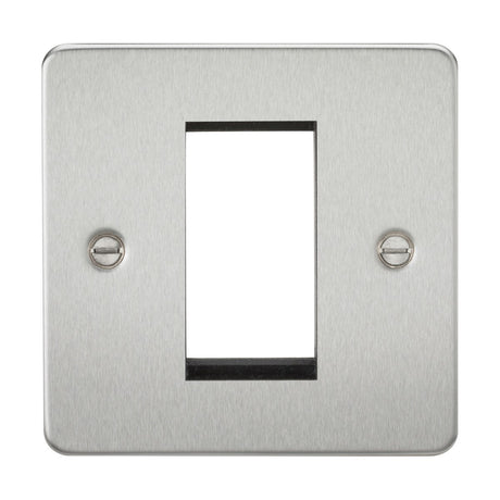 1G Modular Faceplate - Brushed Chrome