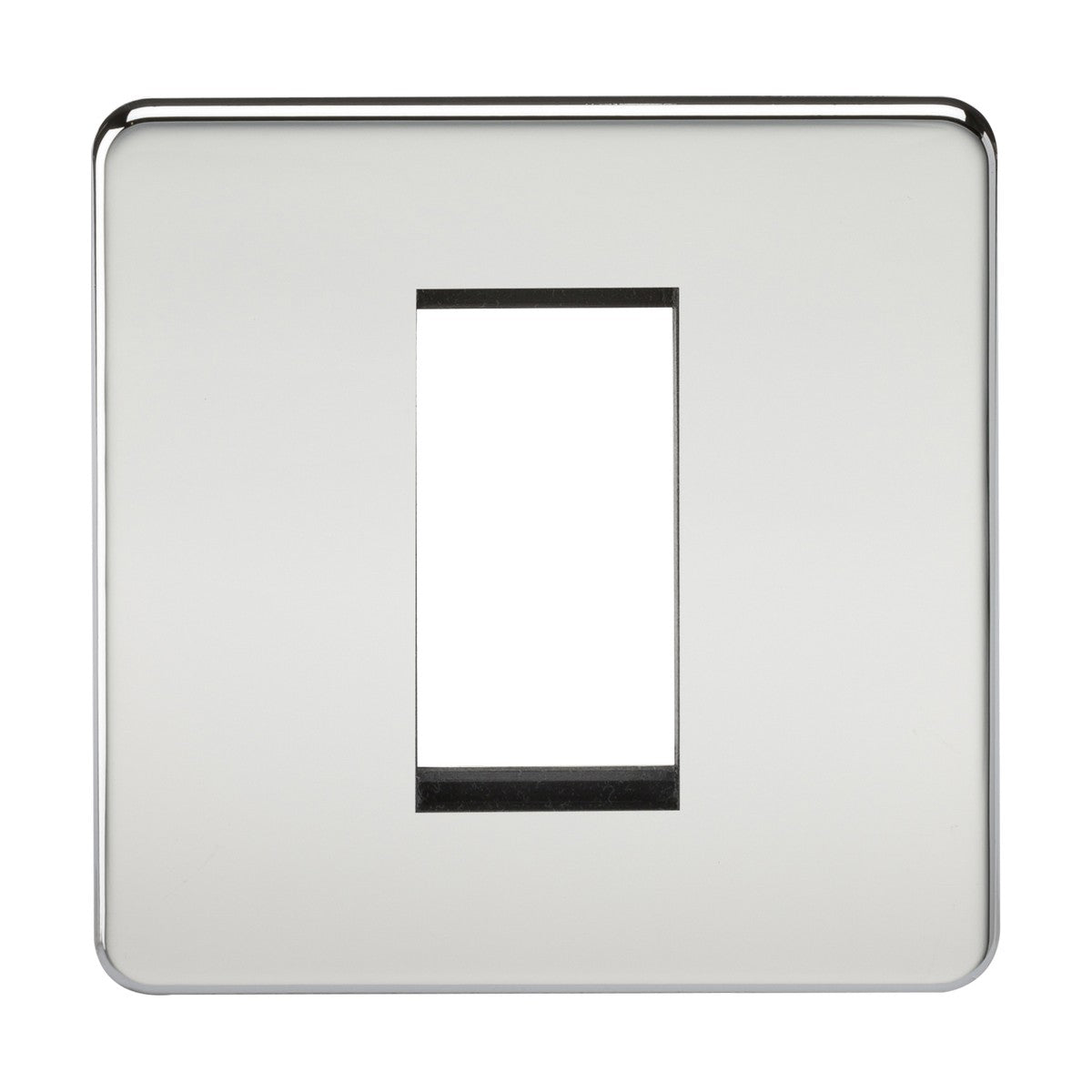 1G Modular Faceplate - Polished Chrome