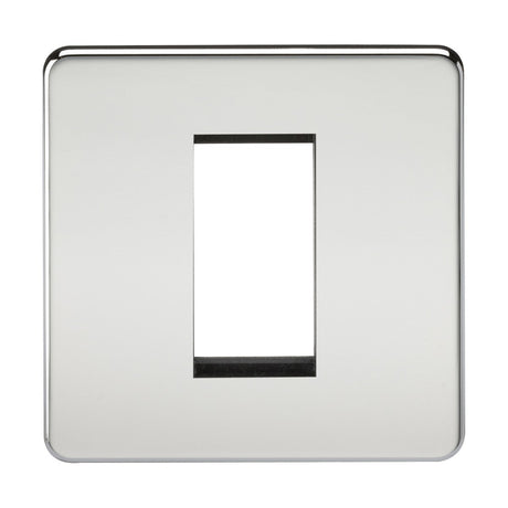 1G Modular Faceplate - Polished Chrome