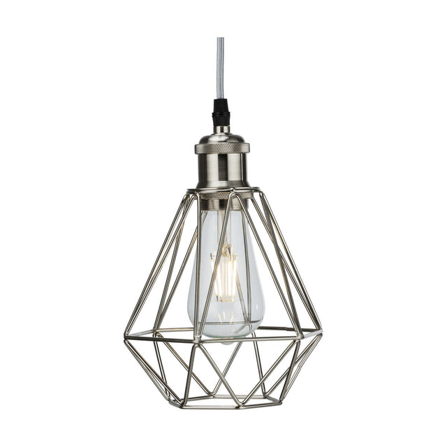 Pendant Cage - Brushed Chrome