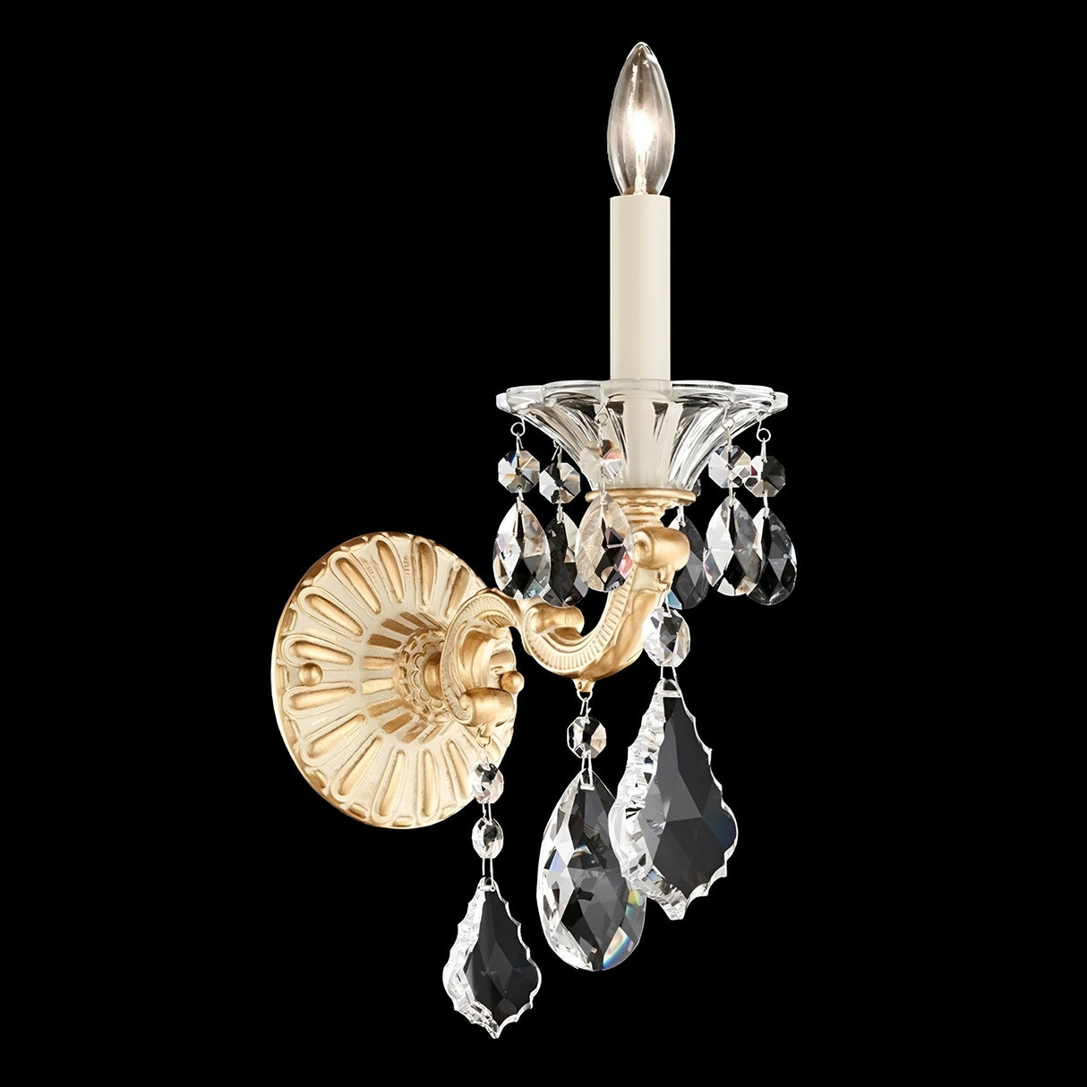 Vienna 1 Light K9 Crystal Wall Light