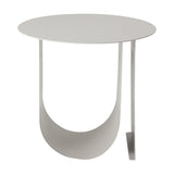 Cher Round Iron Side Table - Grey