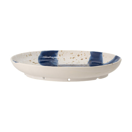 Ozcar Stoneware Wall Decor - Blue