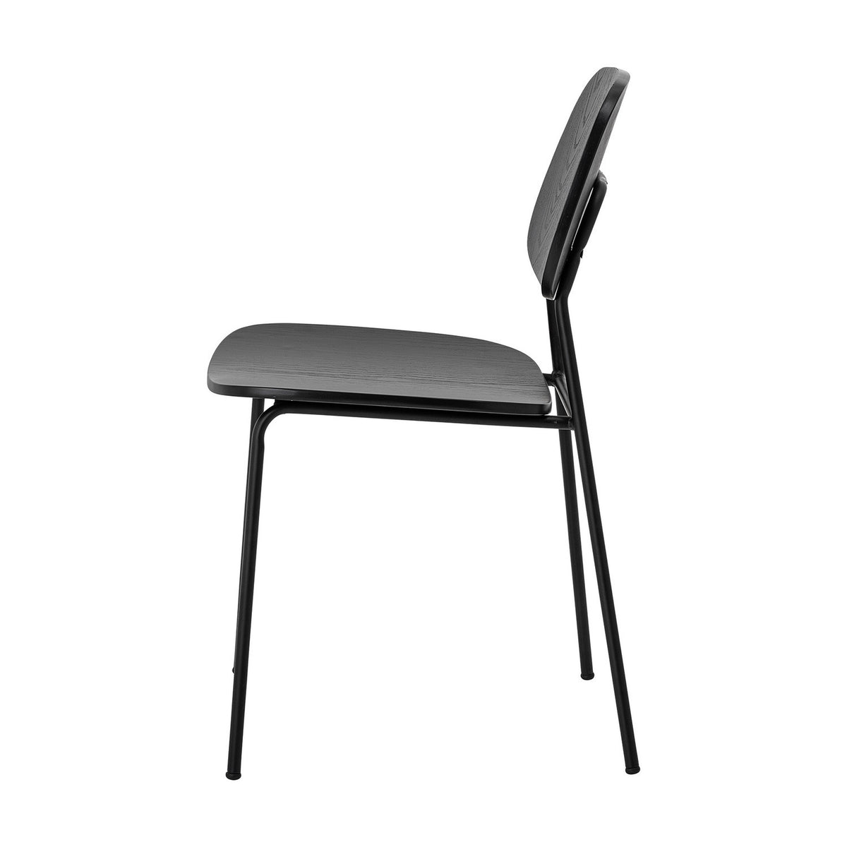 Monza Wooden Dining Chair - Black