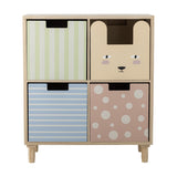 Calle Wooden Kids Bookcase 63cm - Multi