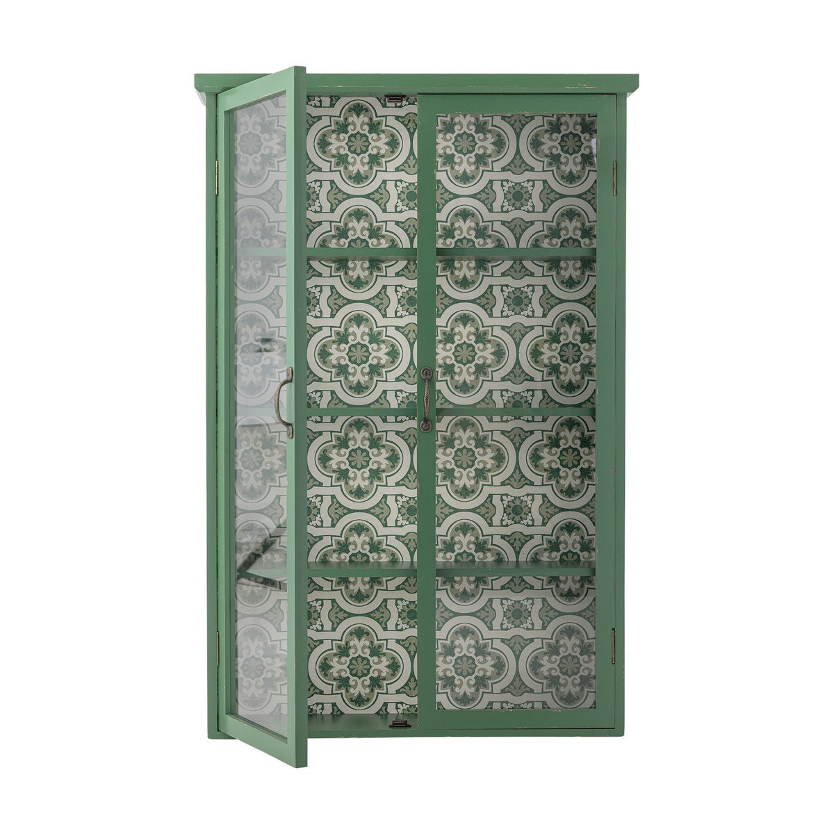 Hazem Floral Wooden Cabinet - Green