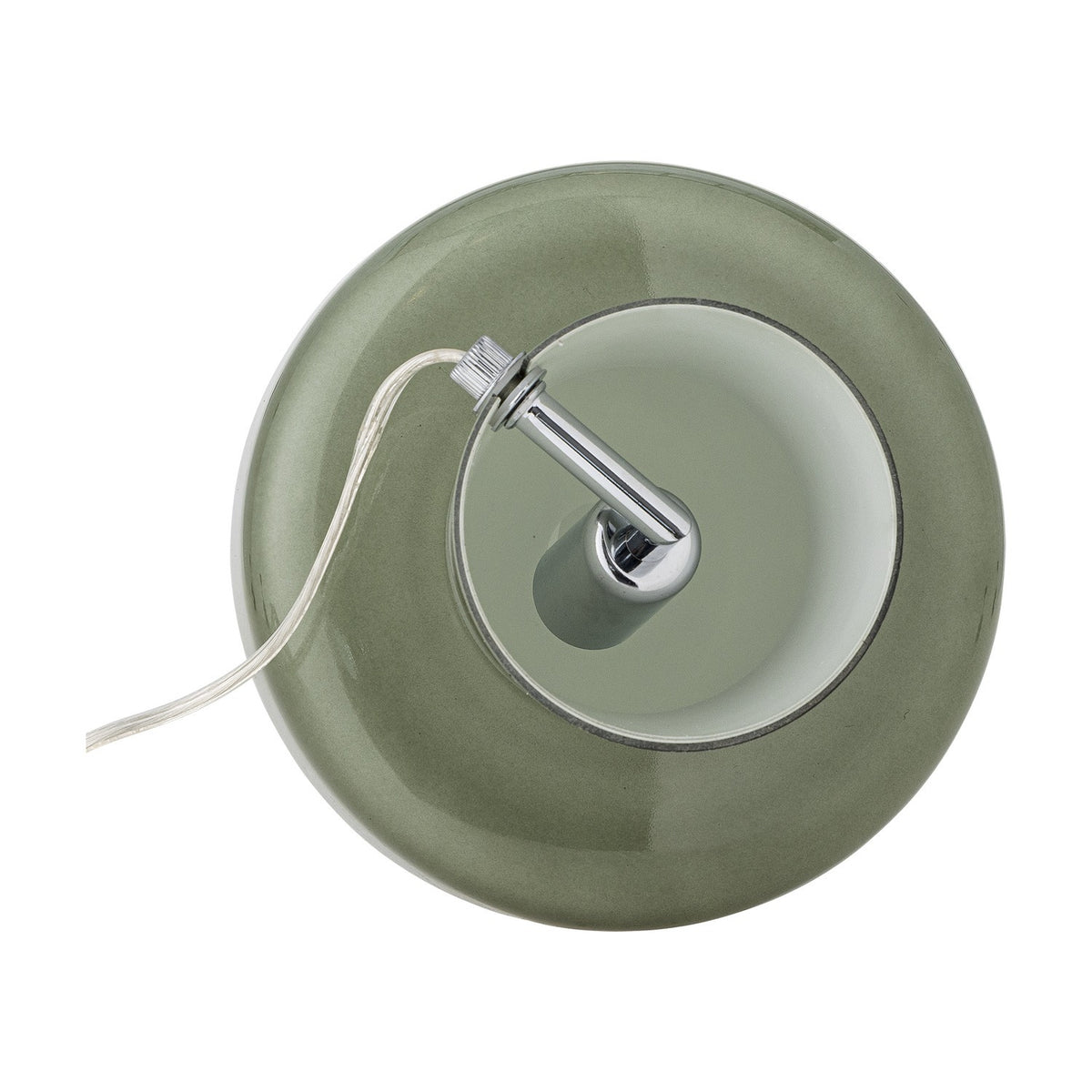 Paddy Mushroom Glass Table Lamp - Green