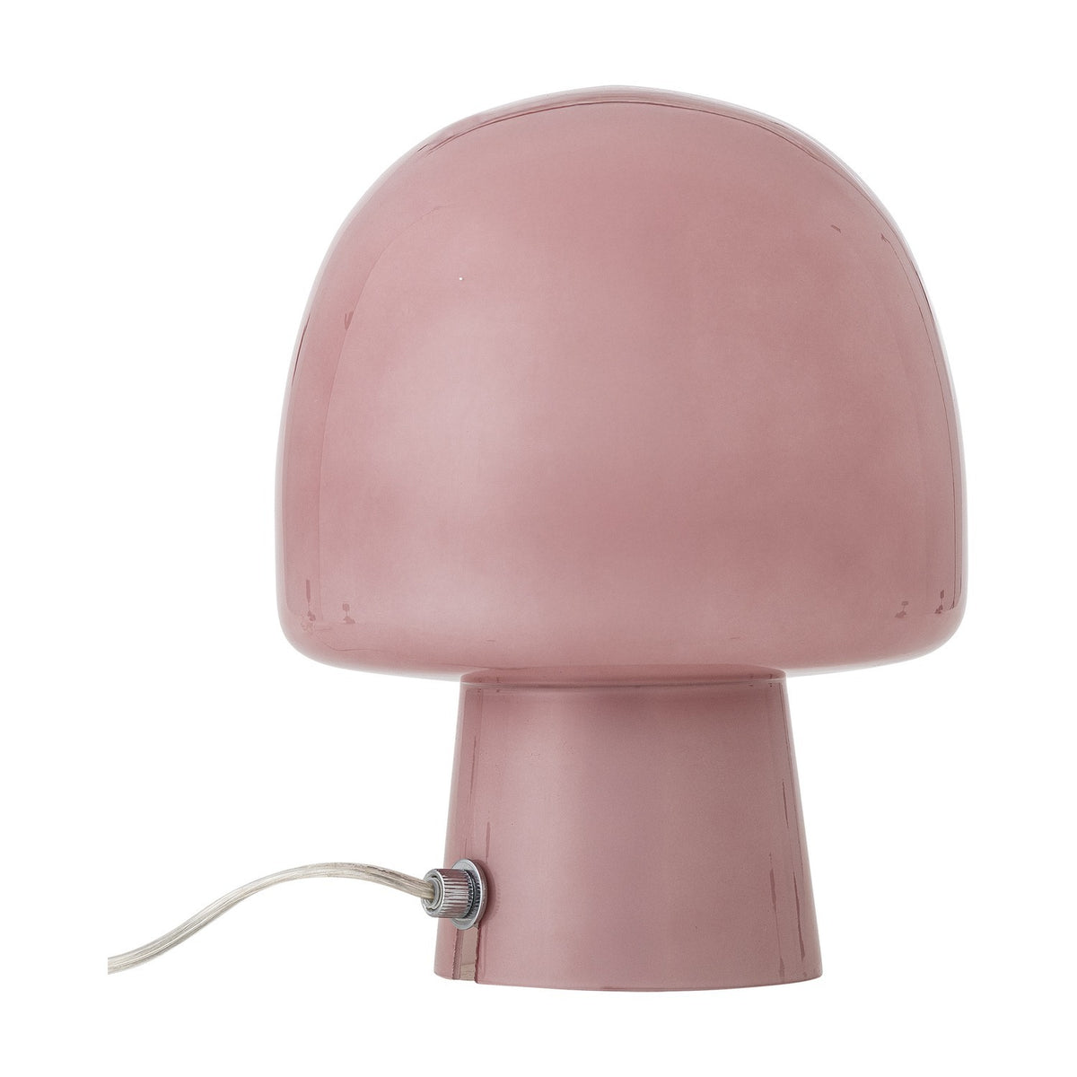 Paddy Mushroom Glass Table Lamp - Pink