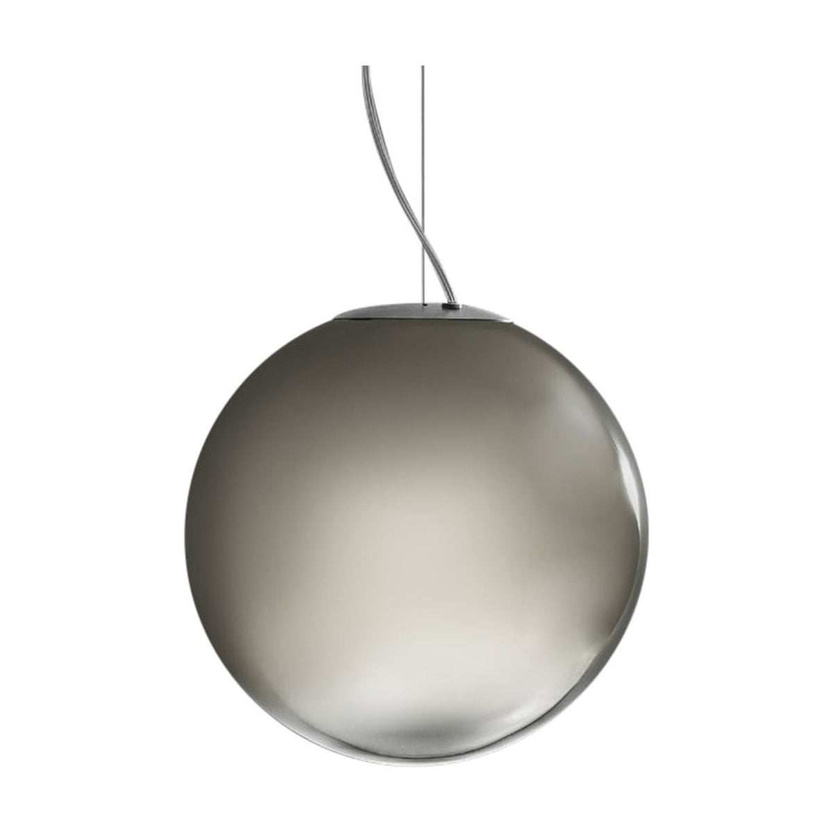 Smoke Glass Globe LED Pendant Light 26.7cm