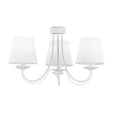 Cortez 3 Light Chandelier – Matt White