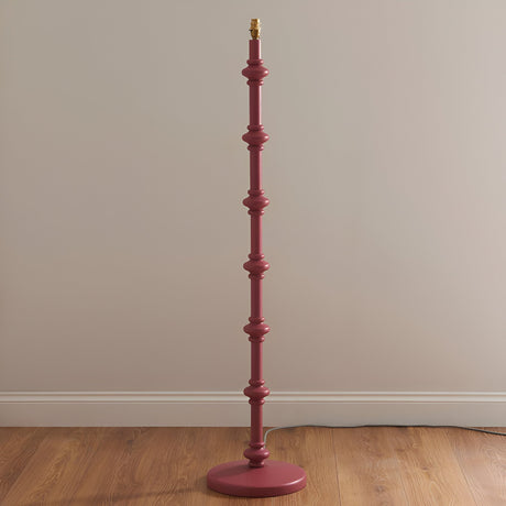 Bevbury Floor Lamp - Brass, Grey & Pink