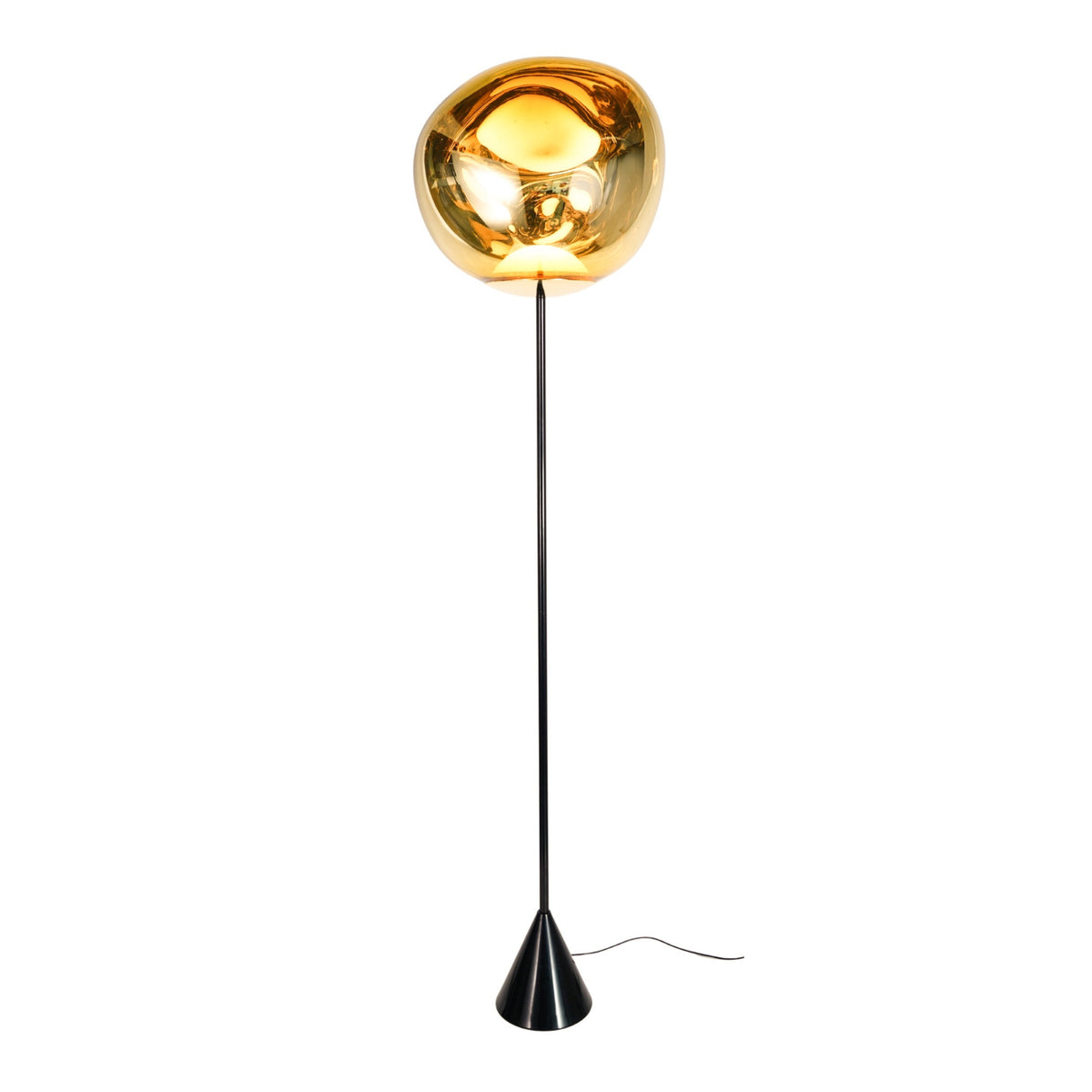Lava LED Floor Lamp - Gold