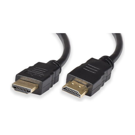 AV:Link 4K HDMI 15m lead by AVSL with two black plug-to-plug connectors and gold-plated HDMI tips, shown on a white background.