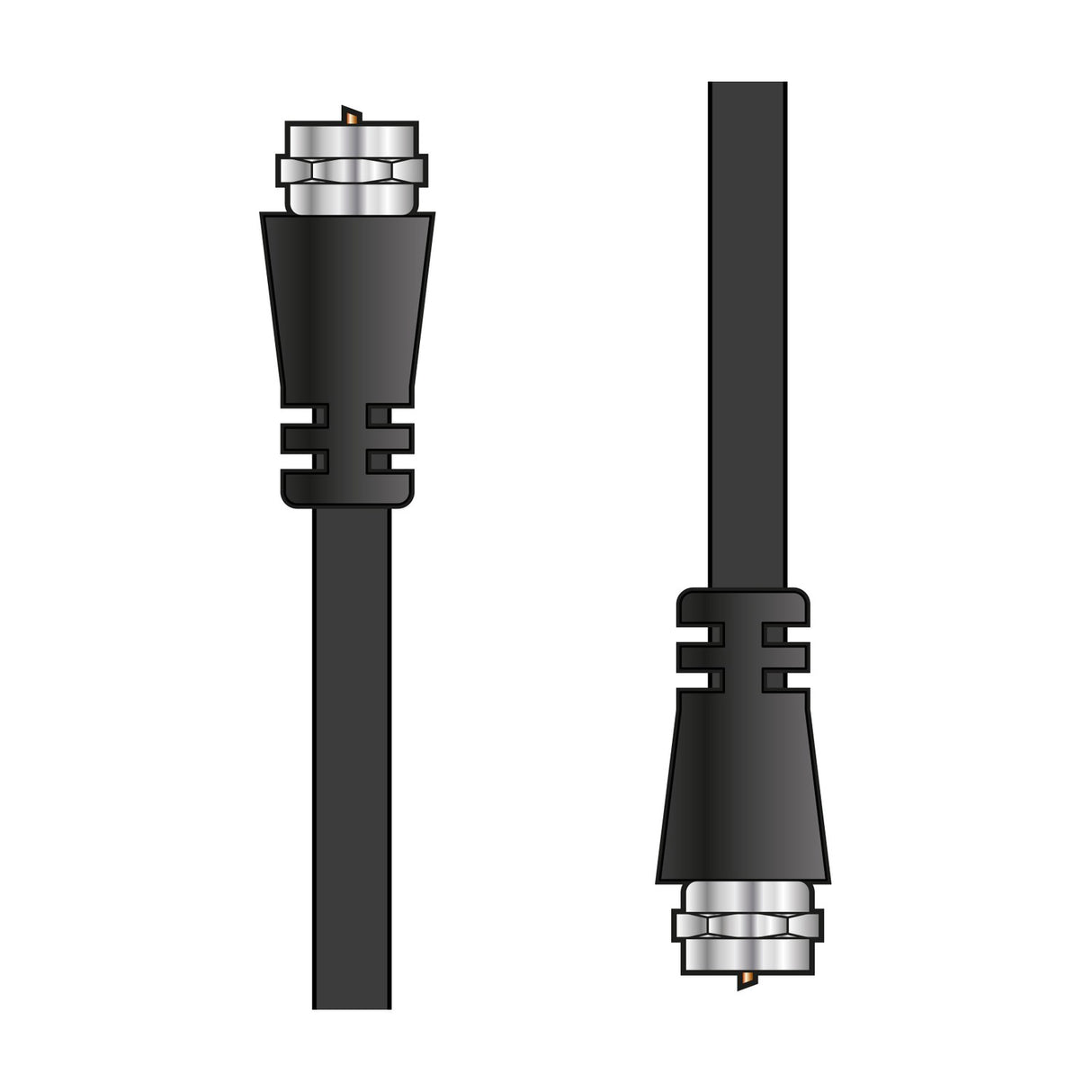 AV:Link RG6 F-type Plug to Plug 2m Coaxial Lead