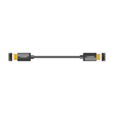 AV:Link 4K HDMI lead with black aluminium head-shells and gold plated connectors, shown on a plain white background.