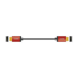 AV:Link 4K HDMI Lead 10m, Red Aluminium Shell