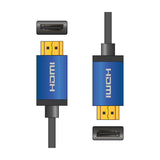 AV:Link 4K HDMI Lead 3.0m Blue Aluminium Shell