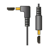 AV:Link 4K Flat HDMI Lead 5m Right-Angled Plug