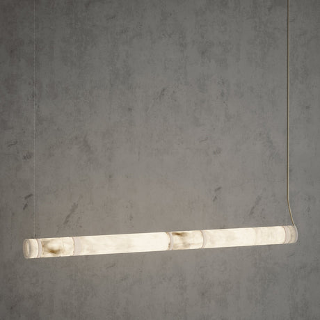 Bowie LED Alabaster Linear Pendant Light