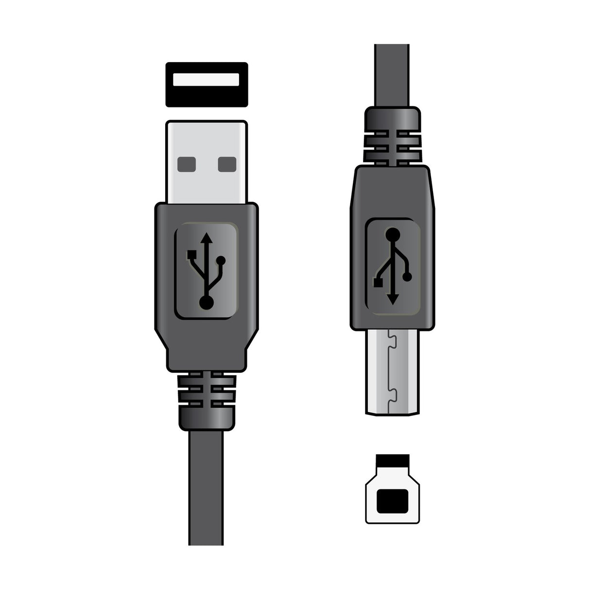 AV:Link USB 2.0 Type A to Type B Cable 1.5m