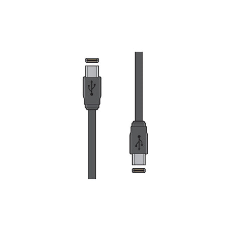 AV:Link USB3.0 Type-C to Type-C sync and charge cable with two black reversible Type-C connectors shown against a plain white background.