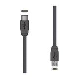 AV:Link USB-C to Micro USB Braided Sync & Charge Cable 1.5m