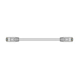 AV:Link Slim Cat6a FTP 25cm Ethernet Patch Leads 10pc