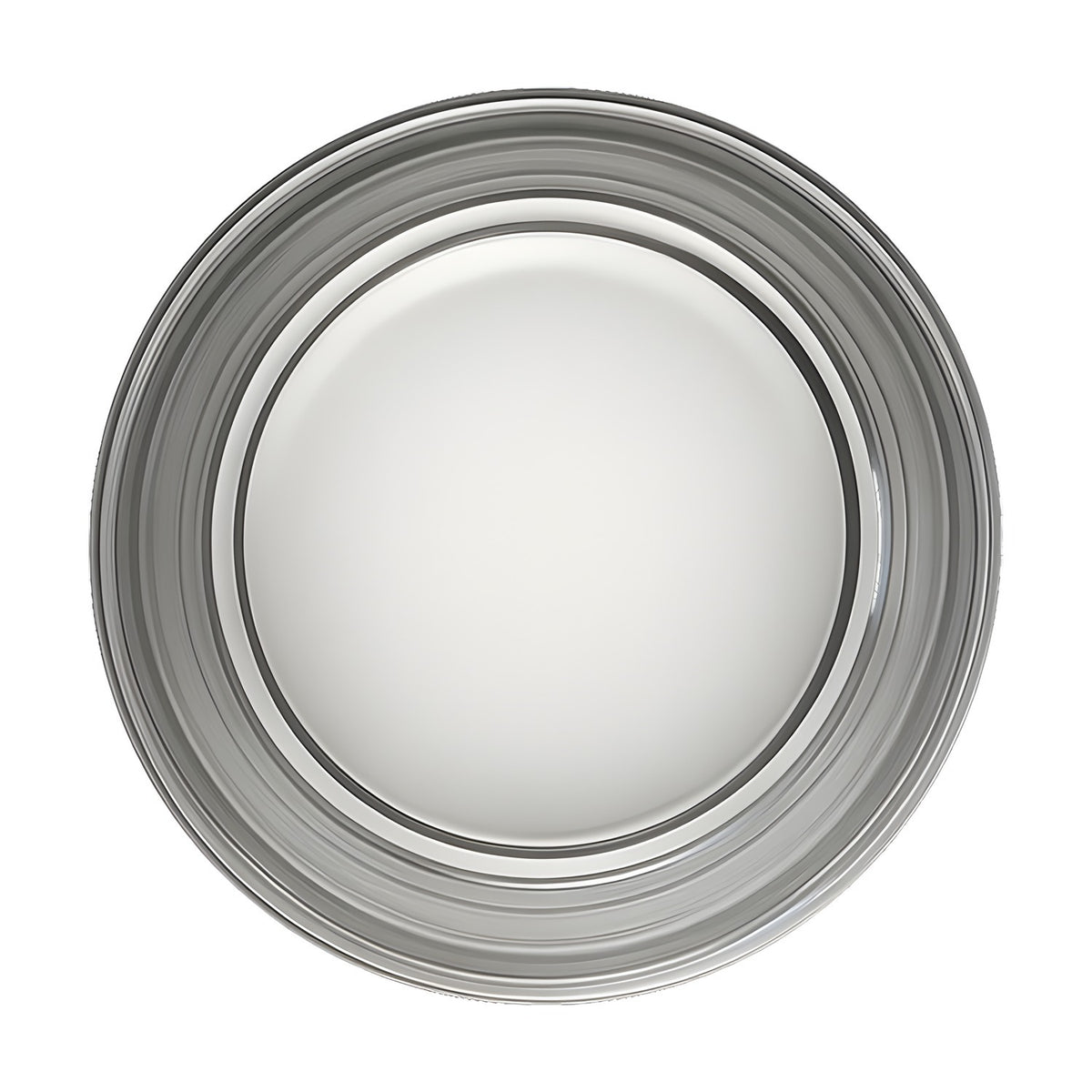 Blink Pure Glass Disc Wall Light in Frost, a round frosted glass fixture with stepped rim, viewed face-on against a plain white background.