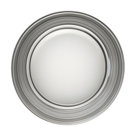 Blink Pure Glass Disc Wall Light in Frost, a round frosted glass fixture with stepped rim, viewed face-on against a plain white background.