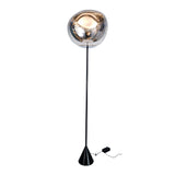 Lava LED Floor Lamp - Silver
