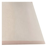 Close-up of the Aldworth Ivy wall light's tapered fabric shade, showing a woven ivy-textured cotton mix in natural white with an almond taped edge.