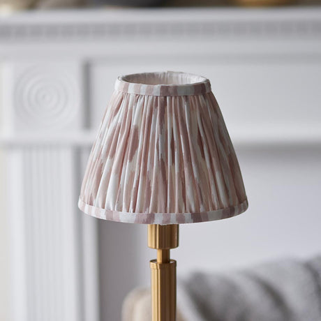 Danebourne LED Ikat Table Lamp - Brass, White & Natural