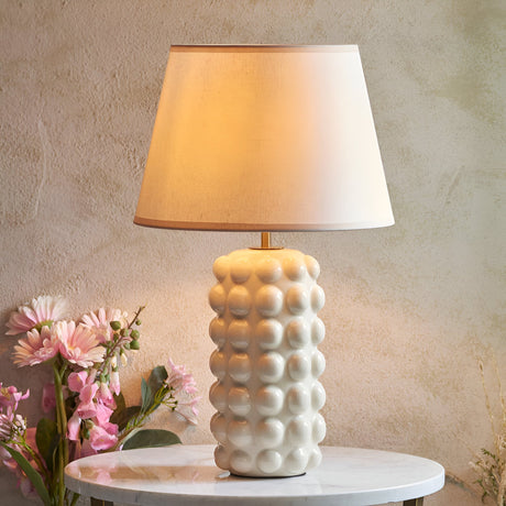 Amberley Ivy Table Lamp - White