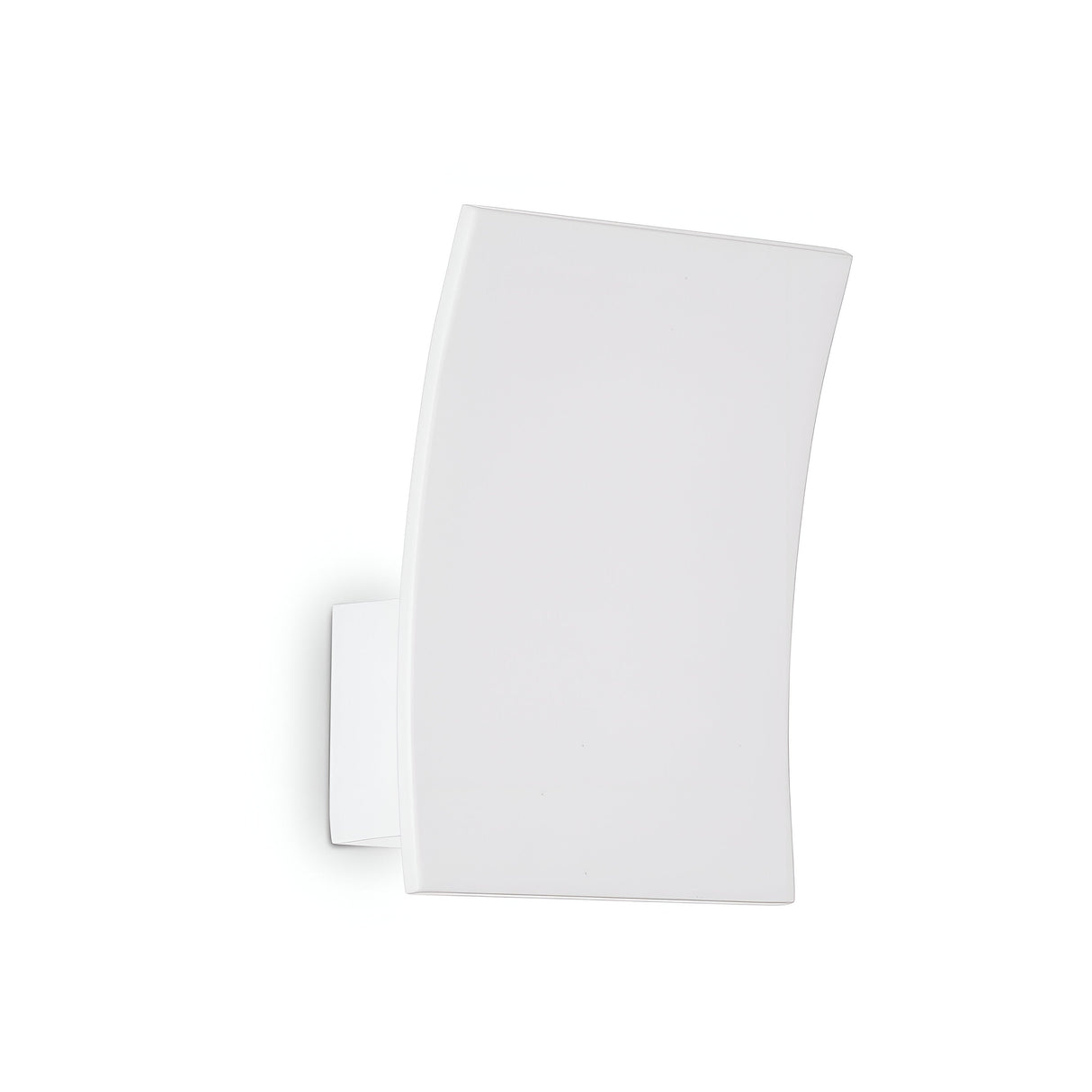 The Fix LED Wall Light 5.5W 3000K in white is a modern piece with a minimalist design, mounted elegantly on a white wall. It showcases an energy-efficient rectangular base and a subtly curved front panel, perfectly blending innovation with simplicity.