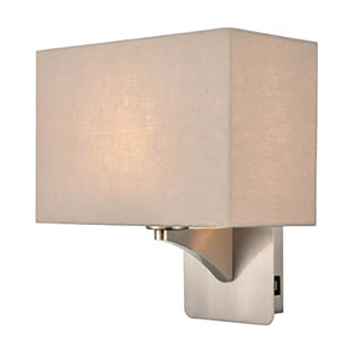Taupe lighting accessory in beige finish, alternative view