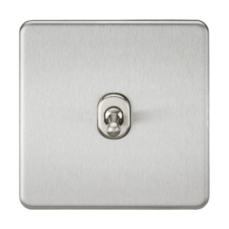 10AX 1G Intermediate Toggle Switch - Brushed Chrome