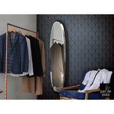 Aries Oval Wall Mirror Silver – 136x36cm