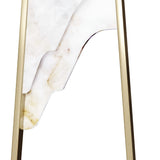 Atria LED Large Alabaster Floor Lamp – Brushed Brass